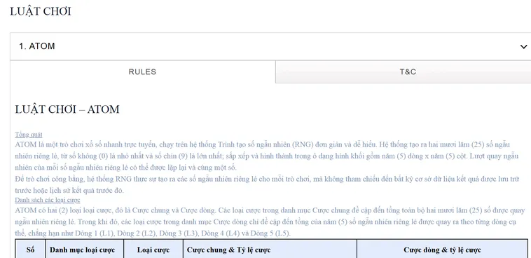Tuyệt Chiêu Đại Phá Bảng Kèo Quay Số Atom Tại RikBet Rinh Tiền Kếch Xù