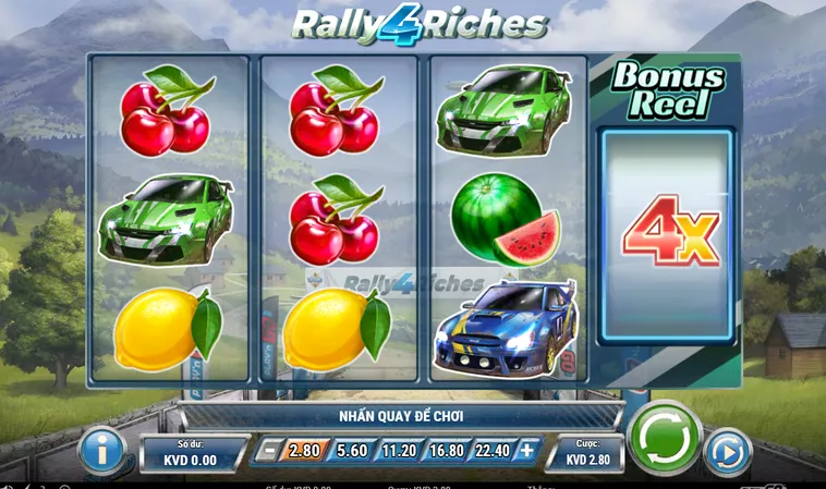 Quay Số Đua Xe RikBet Đường Đua Tốc Độ Bùng Nổ Siêu Jackpot Khủng Nhất