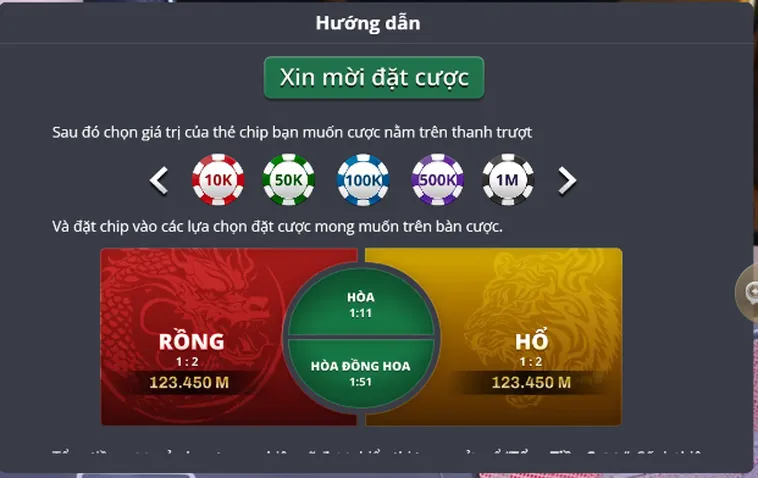 Tuyệt Chiêu Đại Phá Bảng Cược Rồng Hổ Live Tại RikBet Rinh Tiền Kếch Xù
