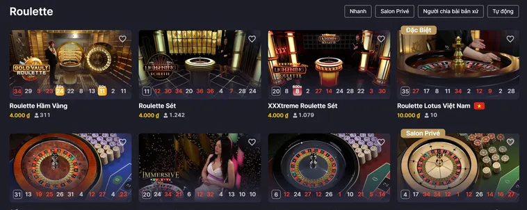 Cẩm Nang Cá Cược Sảnh Roulette Live Tại RikBet Thu Lợi Nhuận Khủng