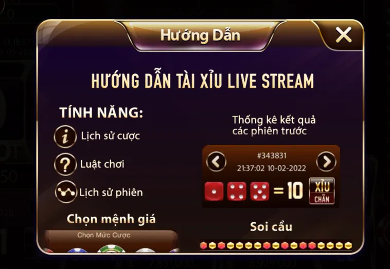Tài Xỉu Live Tại RikBet Đấu Trường Lắc Xúc Xắc Trực Tuyến Đổi Đời Siêu Tốc